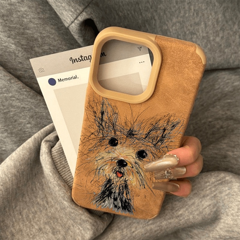 Huse telefoane, Pentru Apple iPhone 16, Soft Silicone Premium, Microfibra in Interior, de Protectie, Ultra Slim, pentru Incarcare Wireless, Margini Ridicate pentru Protectia Ecranului si a Camerelo，imagine de desen animat，maro