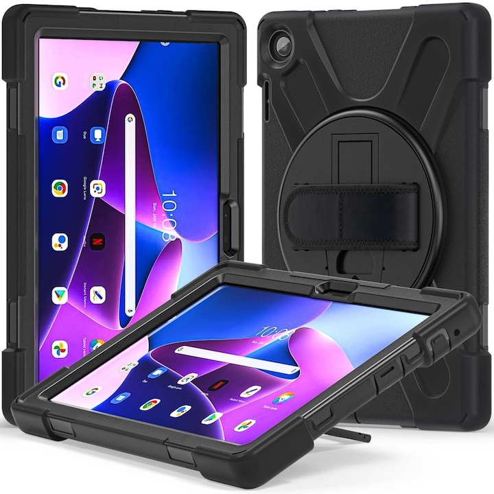 Husa XGSM pentru Lenovo Tab M10 Gen 3, blindata, negru, 10.1 inch