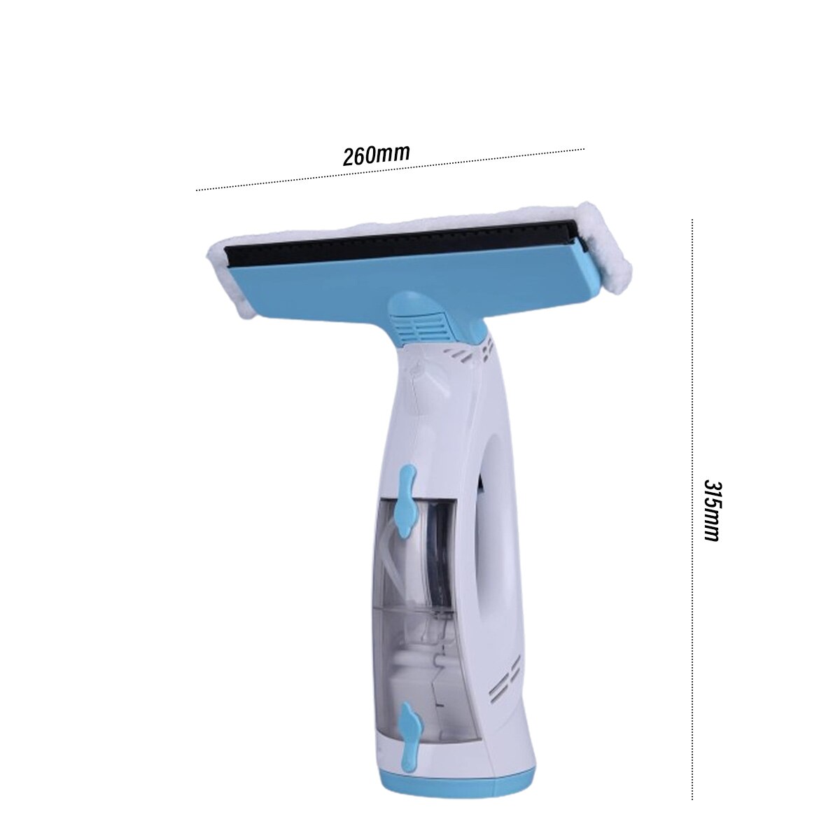 Aspirator geamuri fara fir set, curatare eficienta, baterie reincarcabila, 25 min, microfibre, multicolor