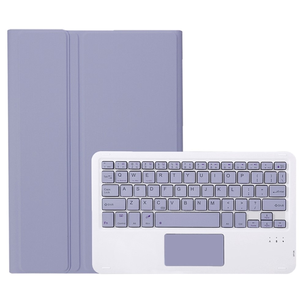 Husa cu tastatura compatibila cu Xiaomi Redmi Pad SE, XGSM, TouchPad, Violet
