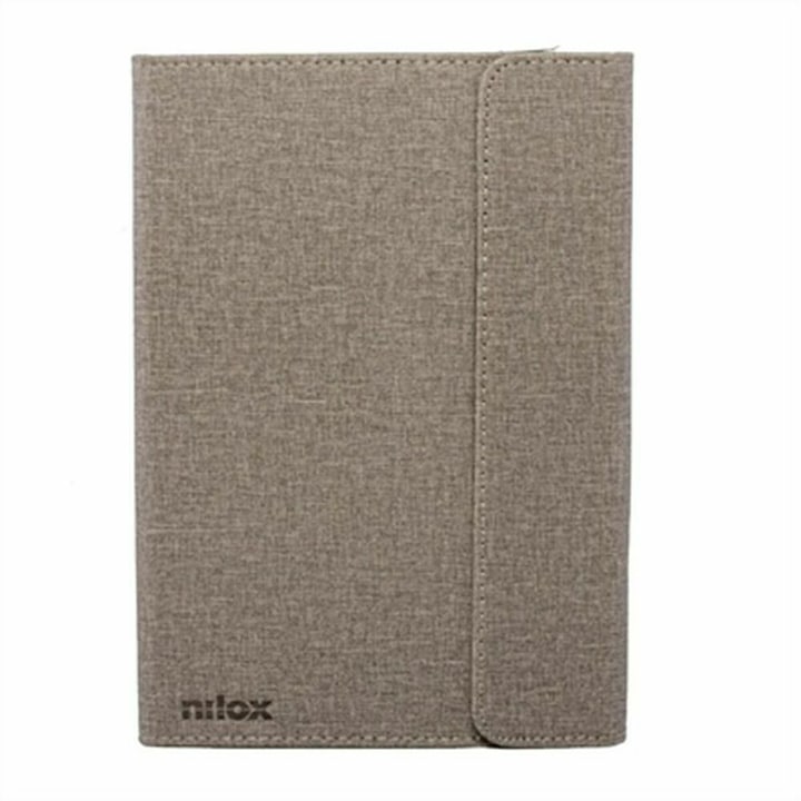 Husa tableta Nilox, NXFB005, inchidere magnetica, universala, 10.1"-10.5", gri