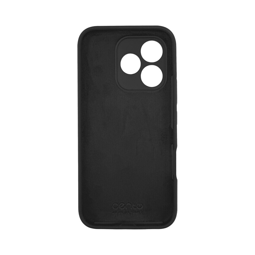Husa de protectie CENTO Rio compatibila cu Honor 600 Lite, Negru, Silicon Premium Mat, Slim, Anti zgarieturi, Anti soc, cu margini ridicate pentru protectia ecranului si a camerei