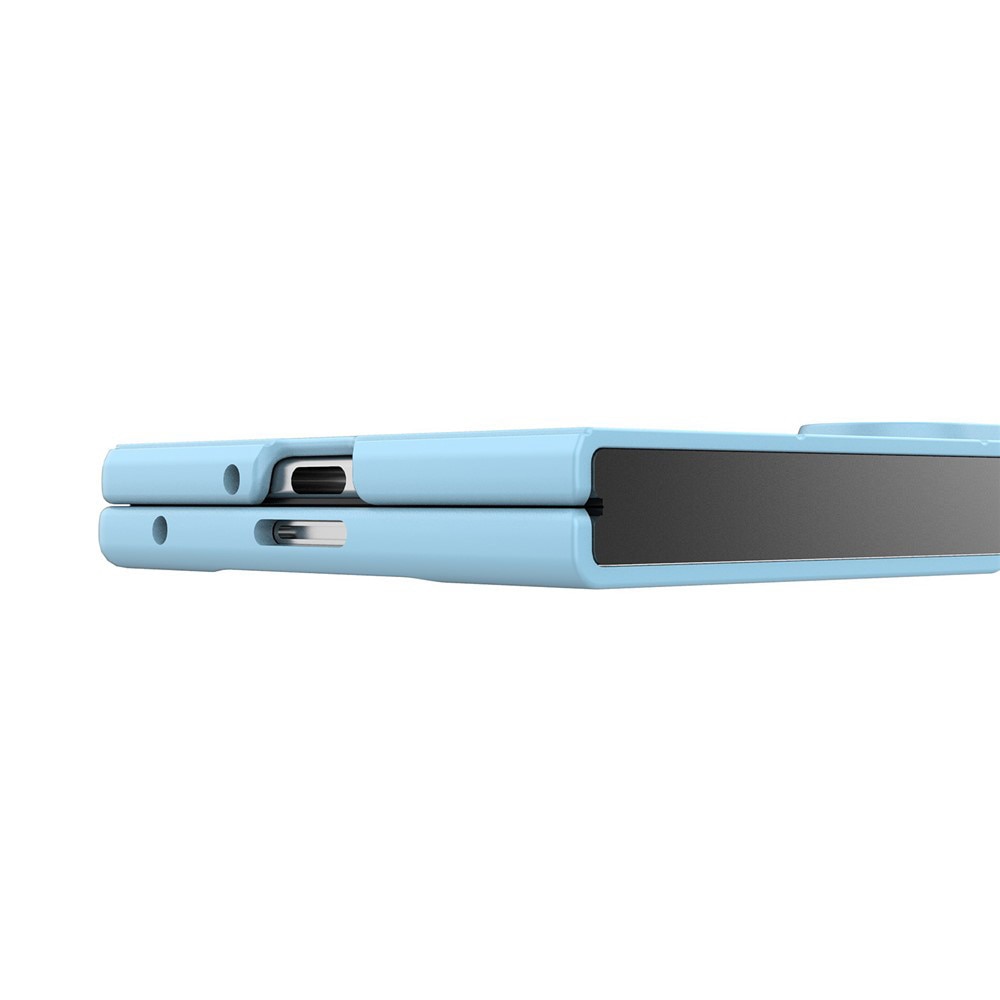 Husa pentru Samsung Galaxy Z Fold8 Ultra Liquid Silicone, Microfibre Lining, Non-Slip Airbag Design, bleu