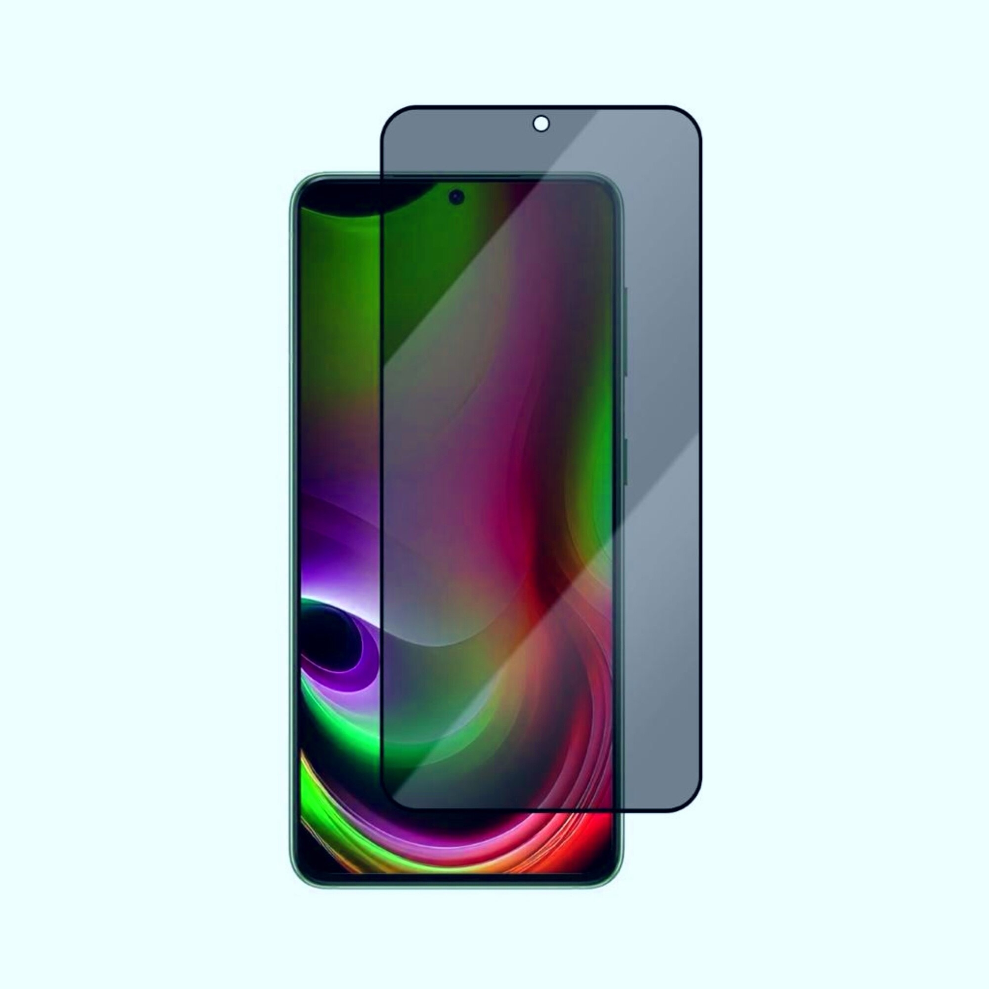 Folie sticla securizata privacy compatibila cu Xiaomi Redmi Note 13, Full Glue