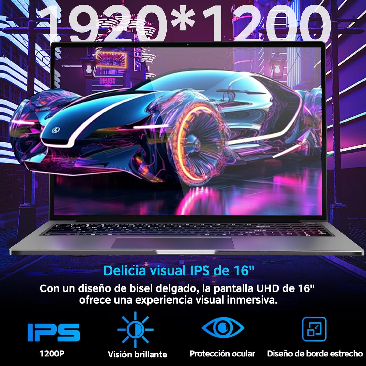 Gaming Notebook 16 GB RAM 512 GB 1 TB SSD expansiune Core i3 (pana la 3.2 GHz) Laptop Notebook 16 inch 1920 x 1200 IPS UHD 5G WiFi cu mouse si tastatura autocolante Italian-Gri