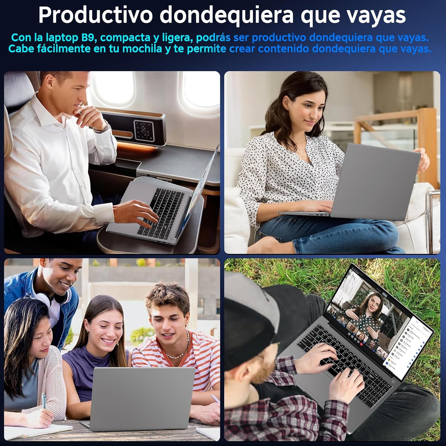 Gaming Notebook 16 GB RAM 512 GB 1 TB SSD expansiune Core i3 (pana la 3.2 GHz) Laptop Notebook 16 inch 1920 x 1200 IPS UHD 5G WiFi cu mouse si tastatura autocolante Italian-Gri