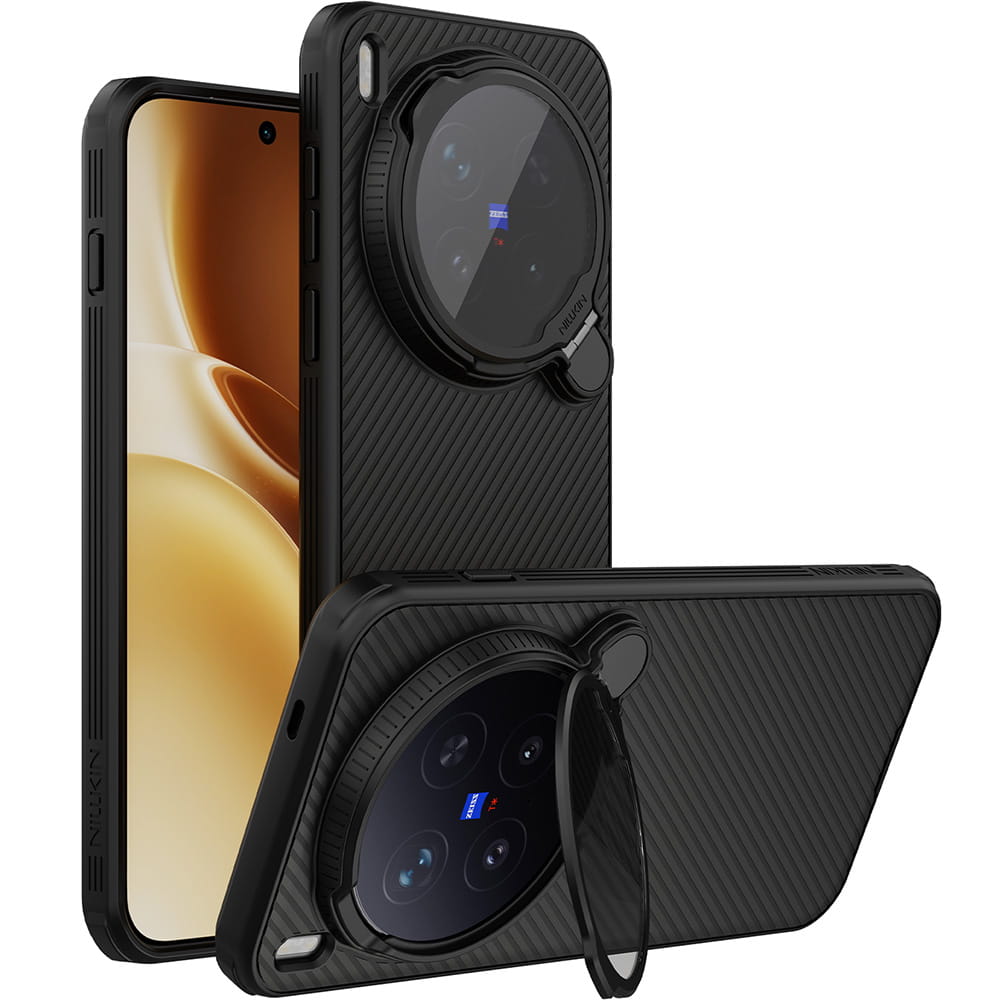 Husă Nillkin CamShield Prop Magnetic pentru Vivo X300 Pro, Plastic, Negru