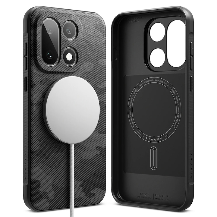 Husa pentru OnePlus 15 - Ringke Onyx MagSafe - Camo Black