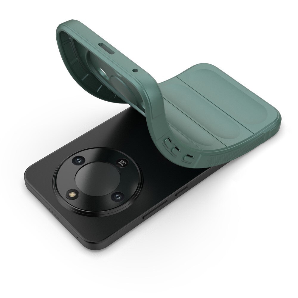 Husa antisoc pentru Honor Magic8 Lite, Accesorio Magic Shield, Green