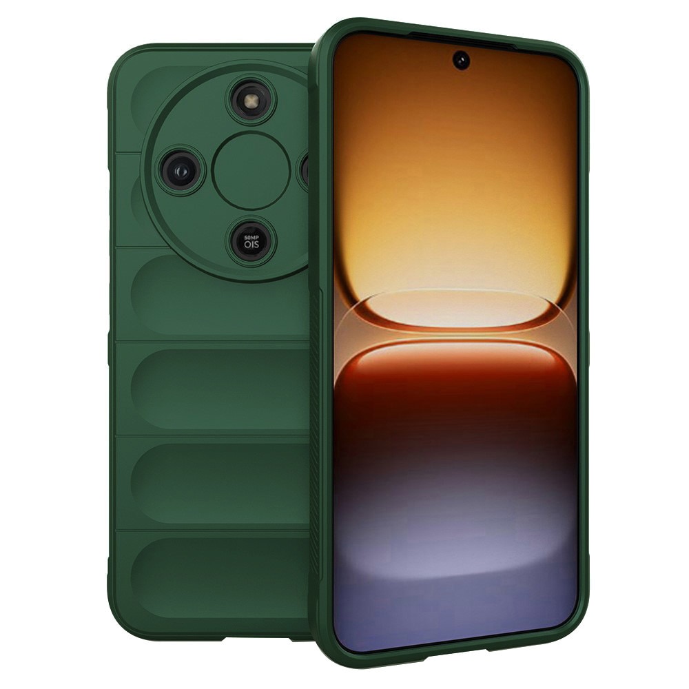 Husa antisoc pentru Honor Magic8 Lite, Accesorio Magic Shield, Green