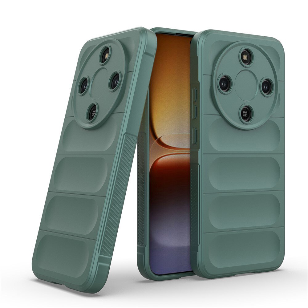 Husa antisoc pentru Honor Magic8 Lite, Accesorio Magic Shield, Green