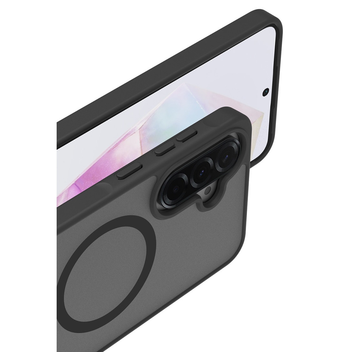 Husa de Protectie, Compatibila cu Samsung Galaxy A37, Doctor Shield Fantom- Negru