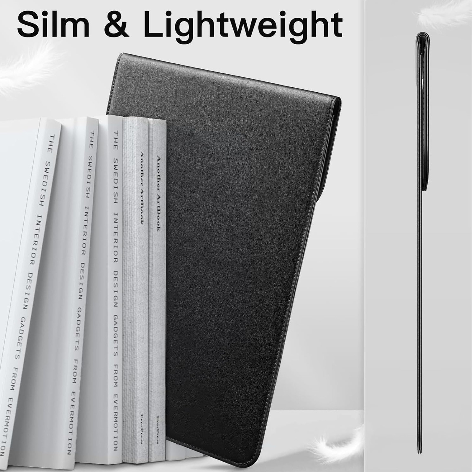 Husa de Protectie Laptop / Tableta, asskanaer, Husa de transport pentru laptop, Cu functie mouse pad, Poliester/Impermeabil/Captusit la interior cu burete antisoc, Piele ecologica, 15/16 Inch, 28*37.2cm, Negru