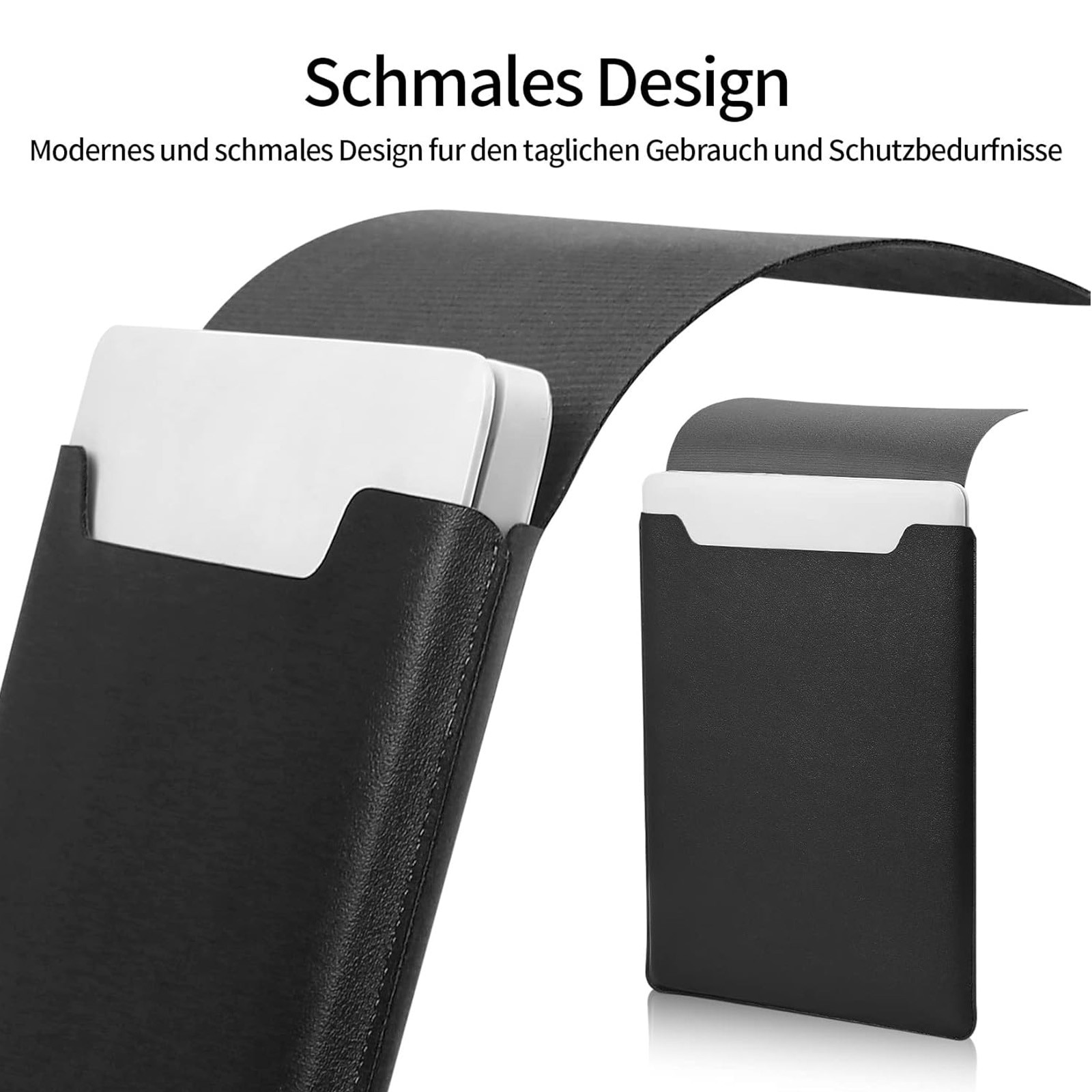 Husa de Protectie Laptop / Tableta, asskanaer, Husa de transport pentru laptop, Cu functie mouse pad, Poliester/Impermeabil/Captusit la interior cu burete antisoc, Piele ecologica, 15/16 Inch, 28*37.2cm, Negru