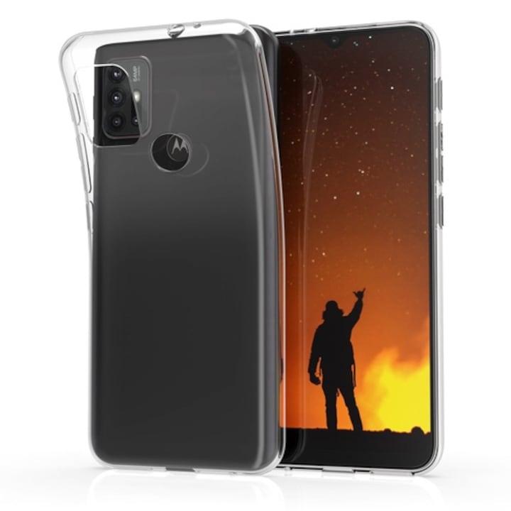 Husa pentru Motorola Moto G30/Moto G10, Silicon, Transparent, 54626.03