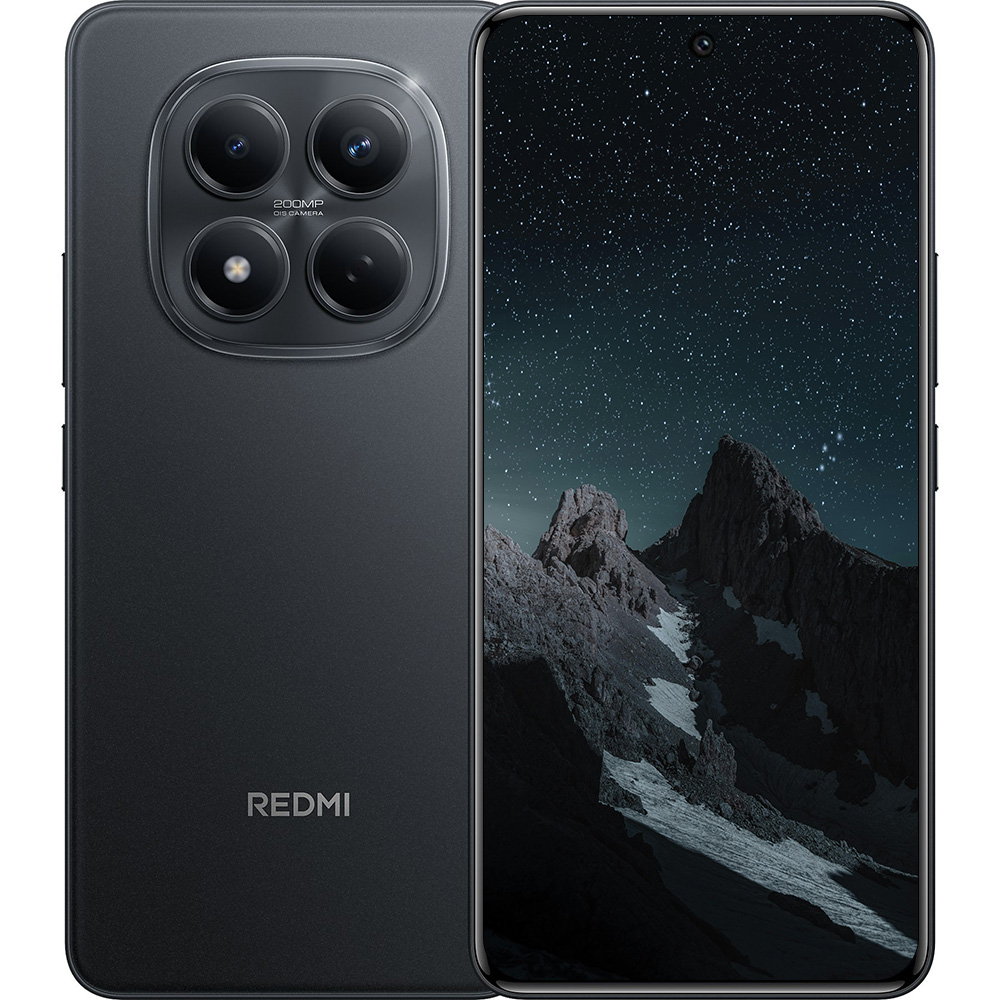 Telefon mobil Xiaomi Redmi Note 15 Pro, 4G, 12GB RAM, 256GB, Black, baterie 6500mAh