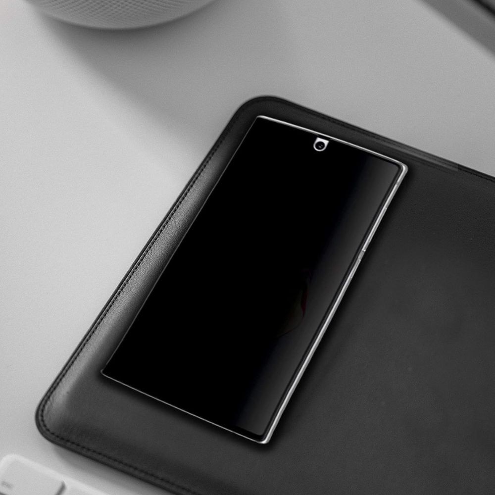 Folie Anti-Spy compatibila cu iPhone 14, 3D Privacy, Filtru de confidentialitate, Protectie intimitate, Calitate japoneza, Negru