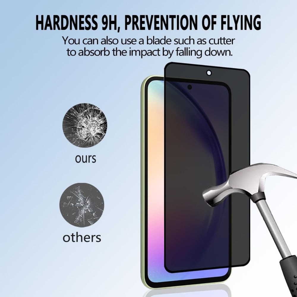 Folie de protectie din sticla securizata pentru Honor Magic 7 Pro, unghi de confidentialitate de 28°, acoperire completa, rezistenta la zgarieturi, duritate 9H, 99,99% HD