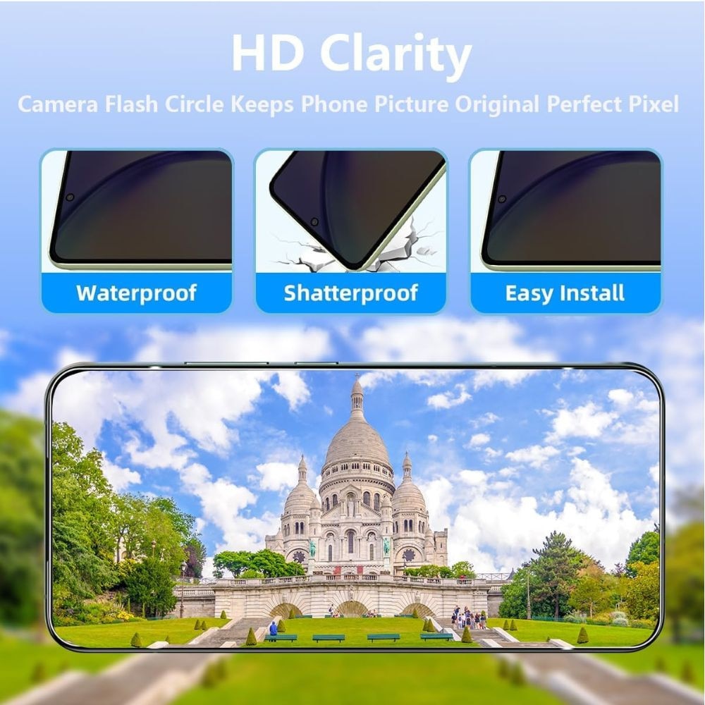 Folie de protectie din sticla securizata pentru Honor Magic 7 Pro, unghi de confidentialitate de 28°, acoperire completa, rezistenta la zgarieturi, duritate 9H, 99,99% HD