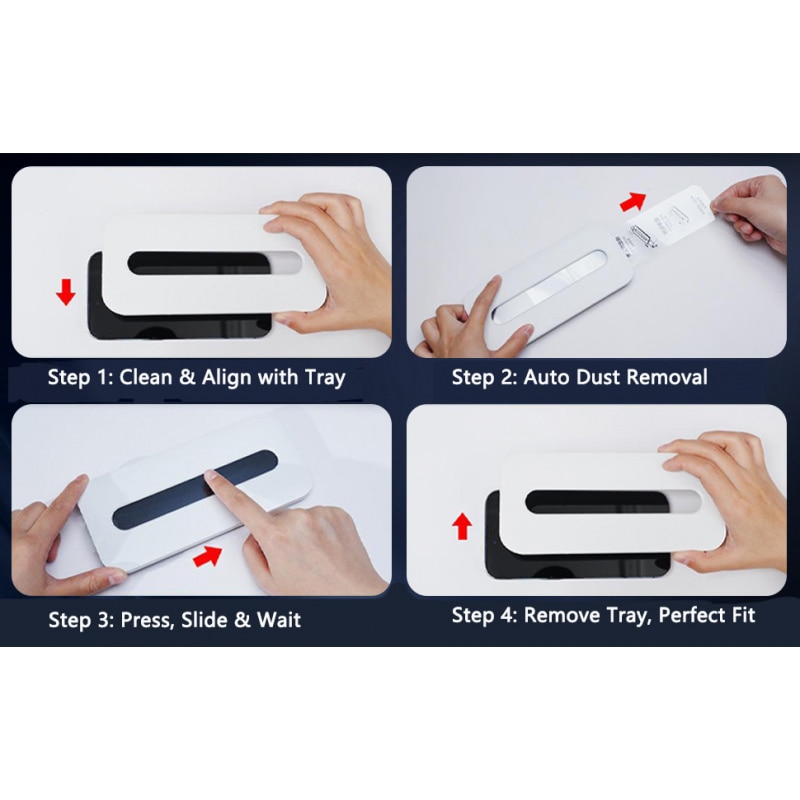 Set 2 folii sticla securizata, 9H, transparent, 0.33mm, cu kit montare, pentru Honor Magic8 Lite