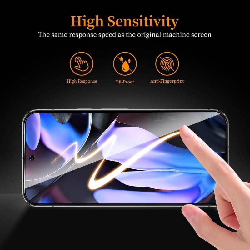 Folie protectie ecran sticla securizata 9H, 0.33mm, transparenta, set 2 buc, pentru Google Pixel 9 Pro XL 10 Pro XL