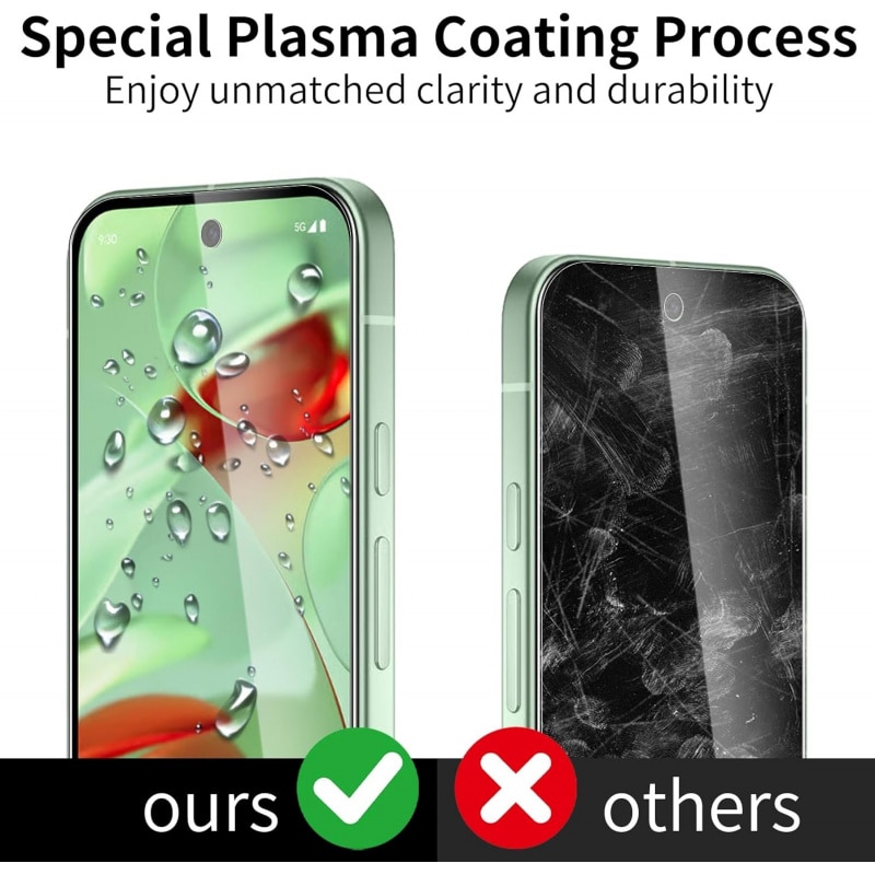 Folie protectie ecran sticla securizata 9H, 2 buc, transparenta, 0.18mm, full screen, pentru Google Pixel 9/9 Pro/10/10 Pro