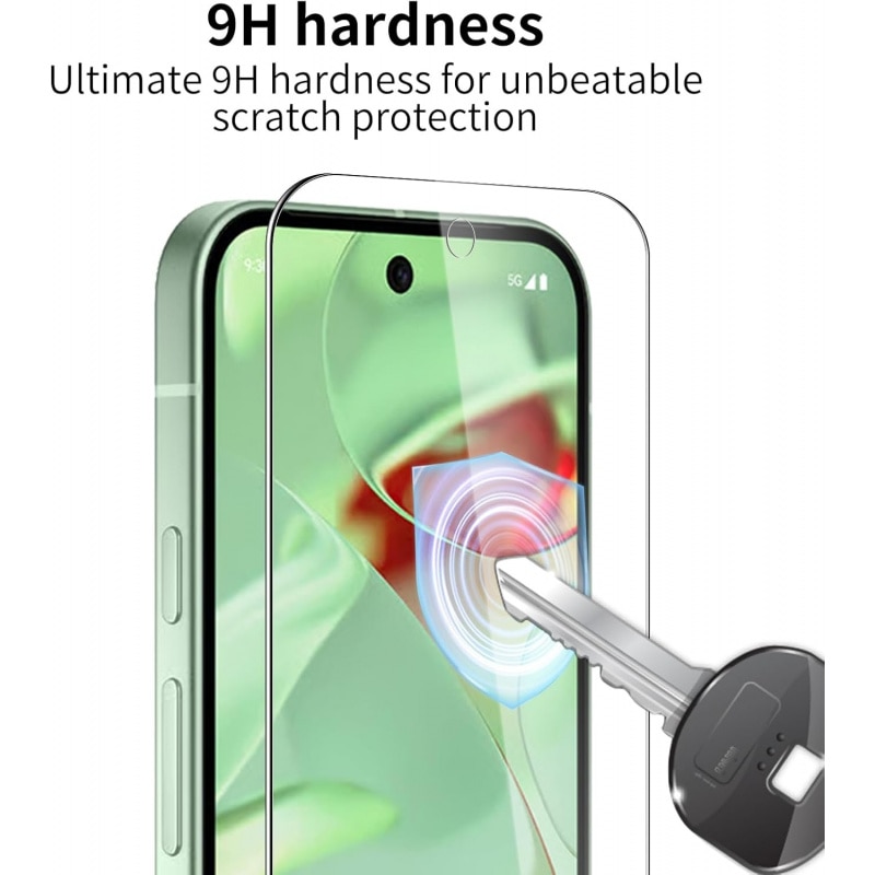 Folie protectie ecran sticla securizata 9H, 2 buc, transparenta, 0.18mm, full screen, pentru Google Pixel 9/9 Pro/10/10 Pro