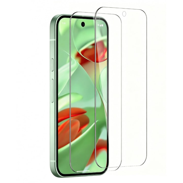 Folie protectie ecran sticla securizata 9H, 2 buc, transparenta, 0.18mm, full screen, pentru Google Pixel 9/9 Pro/10/10 Pro