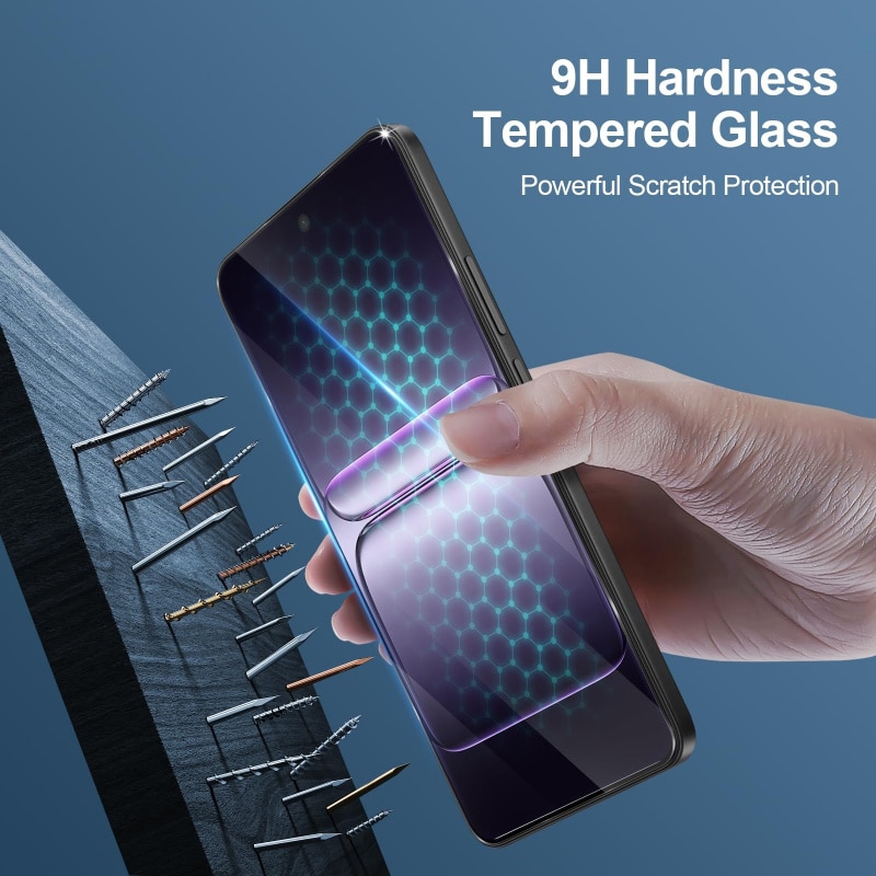 Set 2 folii sticla securizata, 0.33mm, transparent, pentru OnePlus Nord CE5