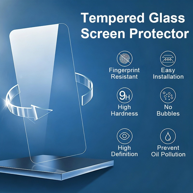 Folie protectie ecran sticla securizata 9H 0.18mm set 2 buc transparent pentru Xiaomi POCO F8 Ultra