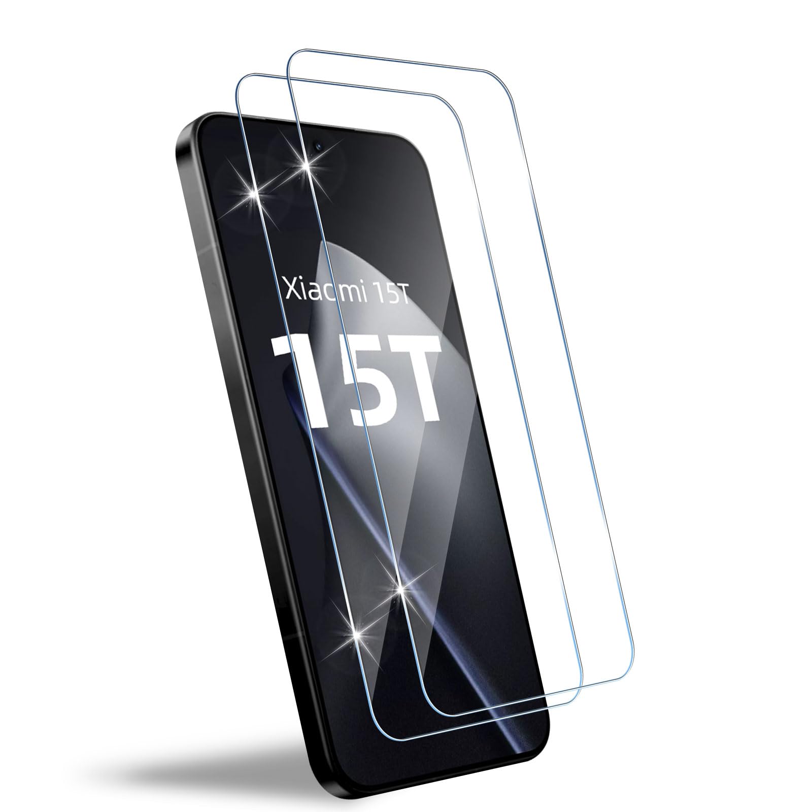 Folie protectie ecran sticla securizata 2 buc pentru Xiaomi 15T 15T Pro transparent 0.33mm 9H