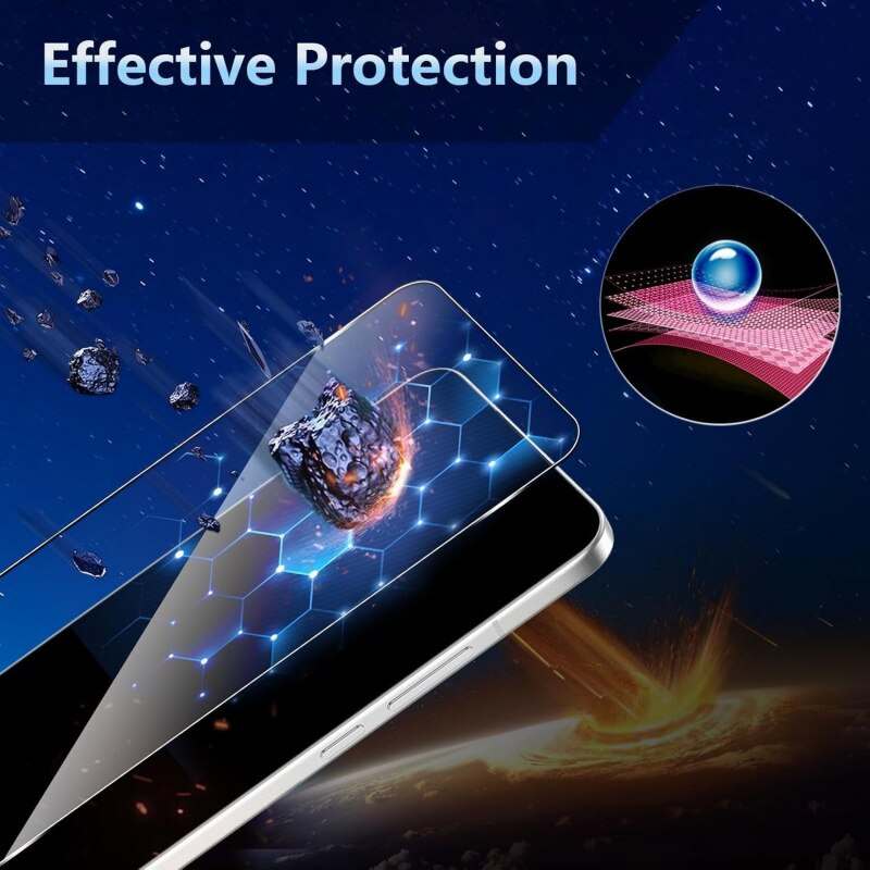 Folie protectie ecran sticla securizata 9H, set 2 buc, transparenta, 0.33mm, full screen, pentru OPPO Reno 14 5G