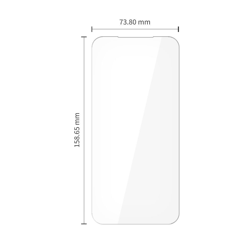Set 2 folii sticla securizata Tech-Protect Glass Fit Plus compatibile cu Samsung Galaxy A57 5G, Transparent