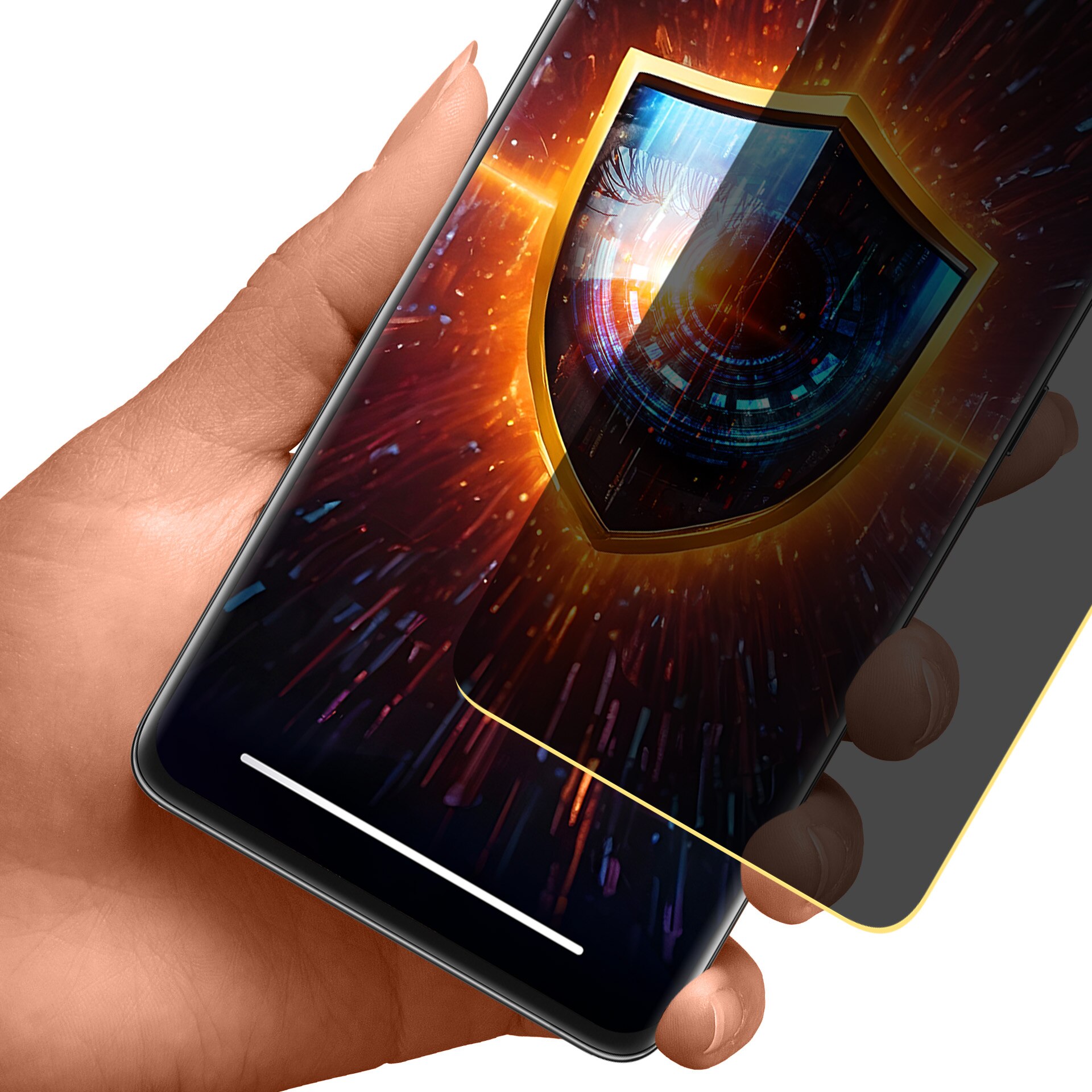 Folie protectie telefon, 3mk Silky Matt Privacy, protectie confidentialitate, rezistenta 250%, pentru Samsung Galaxy S21 Ultra 5G
