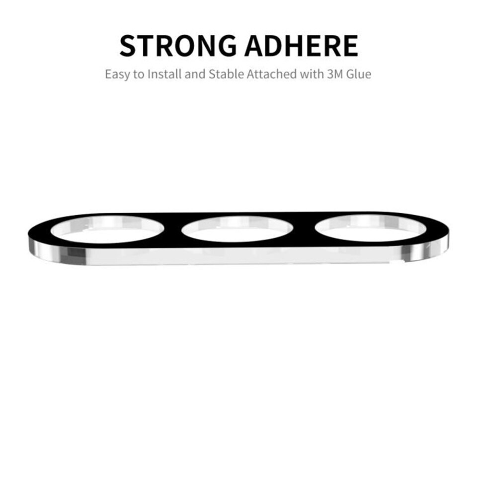 Folie camera pentru Samsung Galaxy S25 FE, SKYDDAR INNOVATION, Camera Glass Negru, set cu sticker