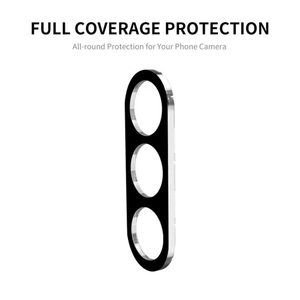 Folie camera pentru Samsung Galaxy S25 FE, SKYDDAR INNOVATION, Camera Glass Negru, set cu sticker