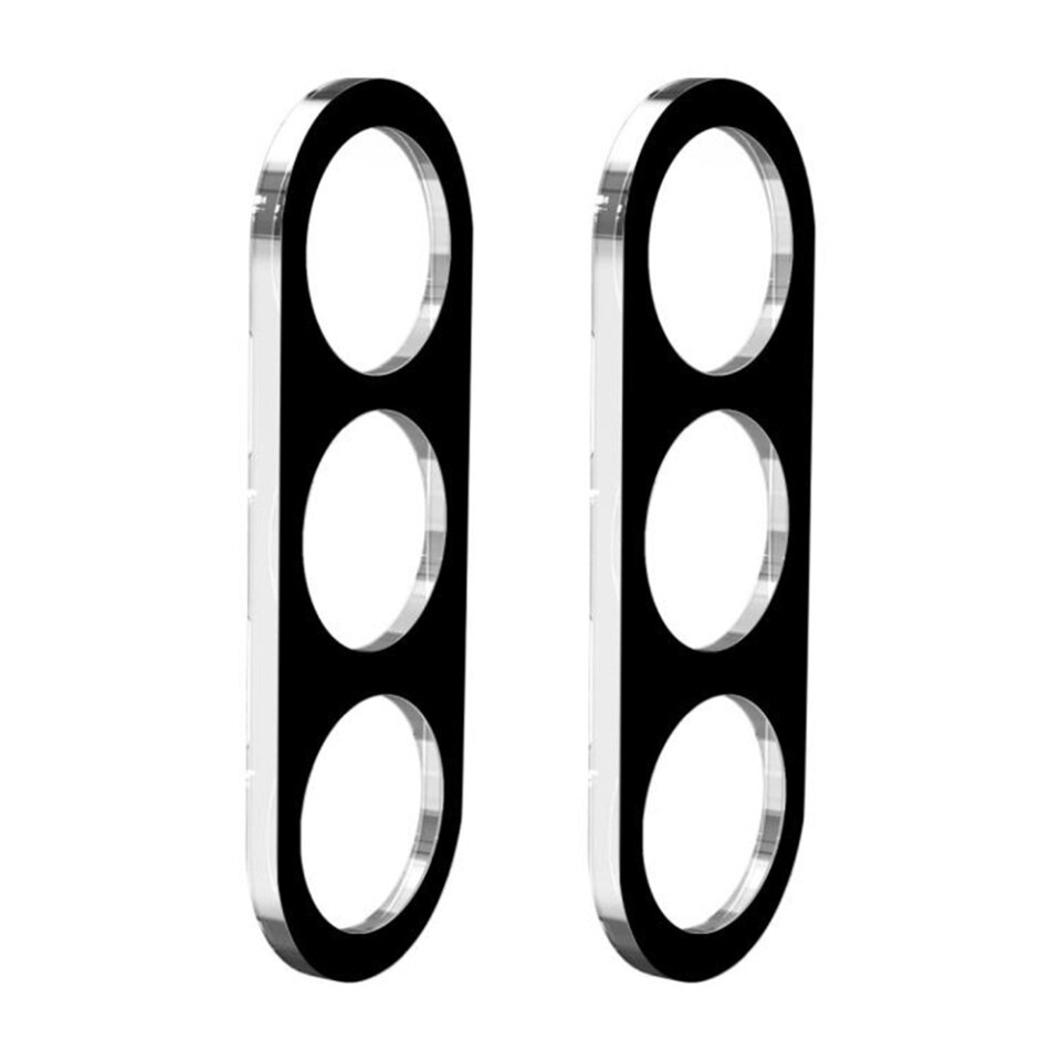 Folie camera pentru Samsung Galaxy S25 FE, SKYDDAR INNOVATION, Camera Glass Negru, set cu sticker