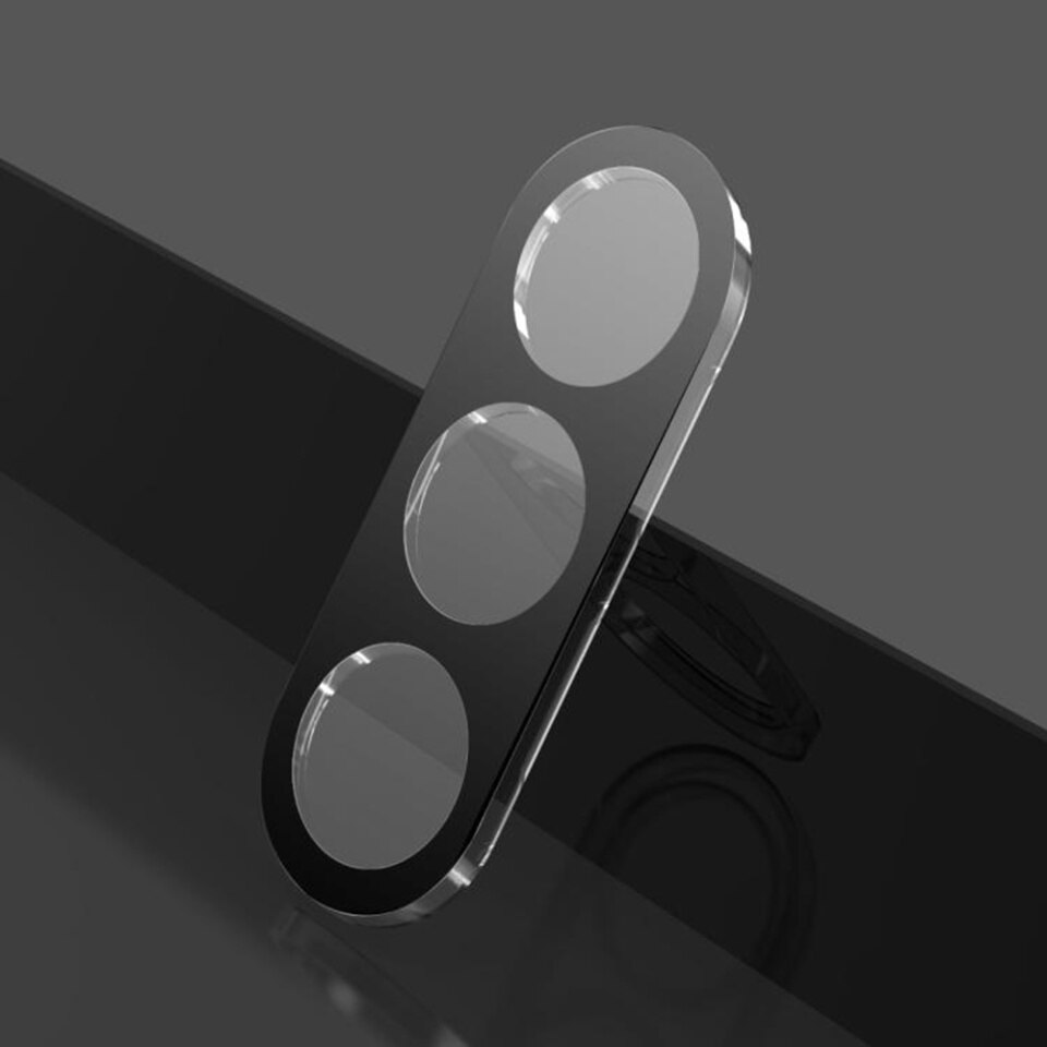 Folie camera pentru Samsung Galaxy S25 FE, SKYDDAR INNOVATION, Camera Glass Negru, set cu sticker