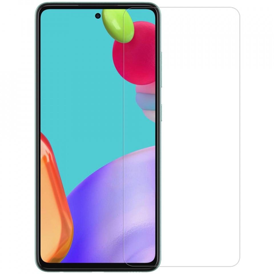 Folie sticla MatTech, compatibila cu Samsung Galaxy A36 5G, Case Friendly, 2.5 D, Grosime de 0.3mm, Duritate 9H, Anti-Fingerprint, Margini Rotunjite, Transparent