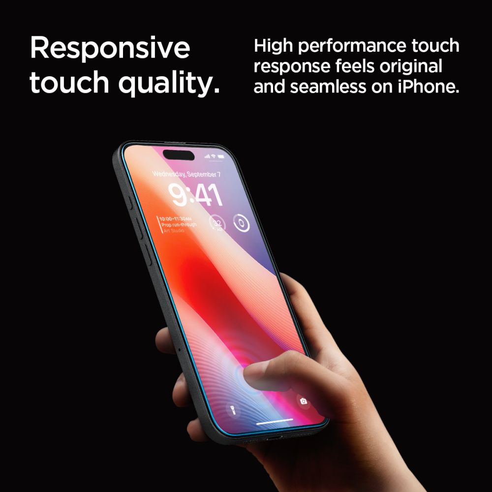 Glass shield Display pentru iPhone 16 Pro, I57, Protective glass, Transparent
