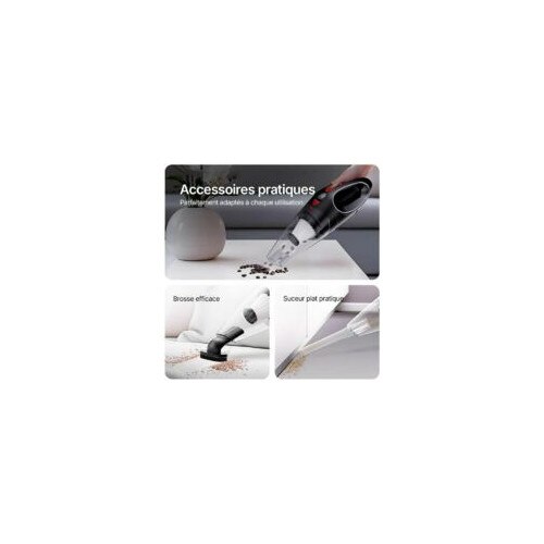 Aspirator portabil V1, 5000 Pa, 42000 rpm, fara fir, cu accesorii