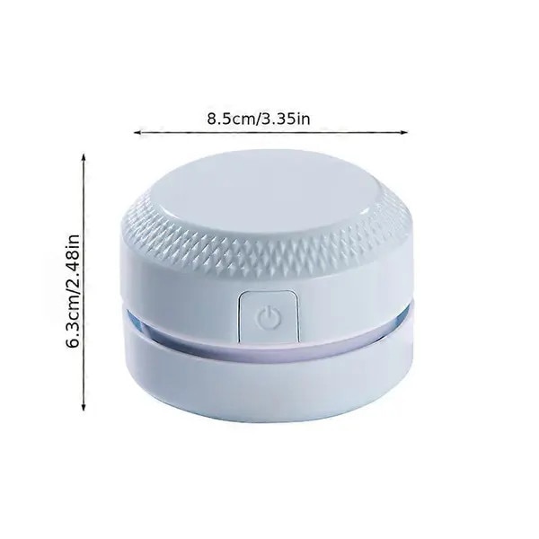 Aspirator portabil desktop mic roz fara fir 2xAA