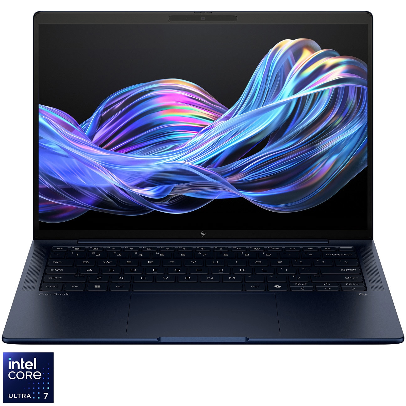 Laptop HP EliteBook Ultra G1i B66TQAT, 14 inch 1920 x 1200 Touchscreen, Intel 258V 8 C / 8 T, 2.2 GHz - 4.8 GHz, 12 MB cache, 12 W, 32 GB LPDDR5X, 1 TB SSD, Intel Arc Graphics, Windows 11 Pro, Albastru