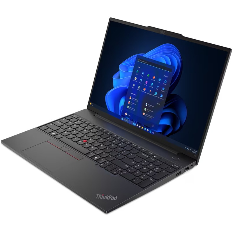 Laptop Lenovo 16'' ThinkPad E16 Gen 2, WUXGA IPS, Procesor Intel® Core™ Ultra 7 155H (24M Cache, up to 4.80 GHz), 16 nuclee, 32GB DDR5, 1500 GB SSD, Intel ARC Integrated Graphics, No OS, Graphite Black