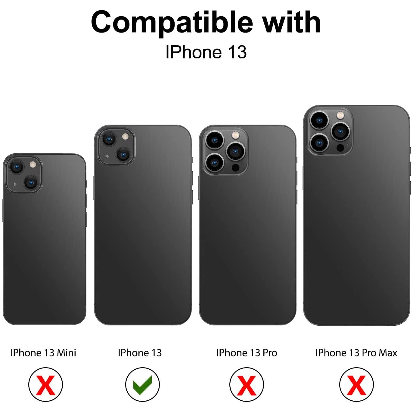 Folie Sticla Joyshell, compatibila cu Apple iPhone 13, Protectie Ecran 3D, Full Glue, Full Cover, Negru