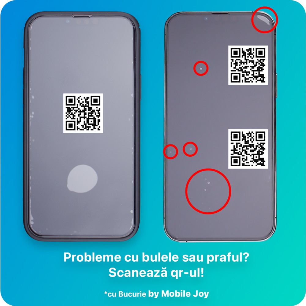 Folie Sticla Joyshell, compatibila cu Apple iPhone 13, Protectie Ecran 3D, Full Glue, Full Cover, Negru