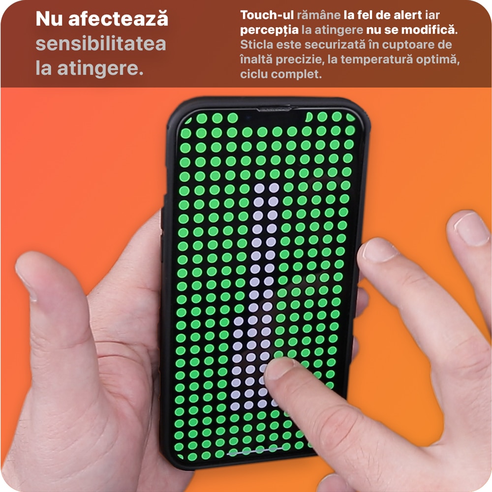 Folie Sticla Joyshell, compatibila cu Apple iPhone 13, Protectie Ecran 3D, Full Glue, Full Cover, Negru