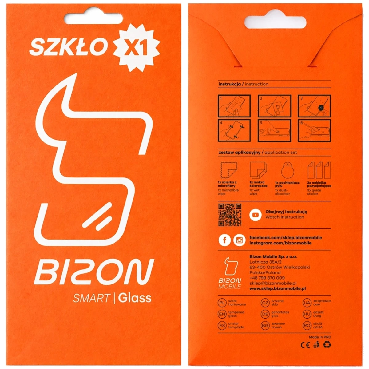 Folie sticla securizata Bizon Smart Glass compatibila cu Motorola Moto G86 5G / G86 Power 5G, Transparent