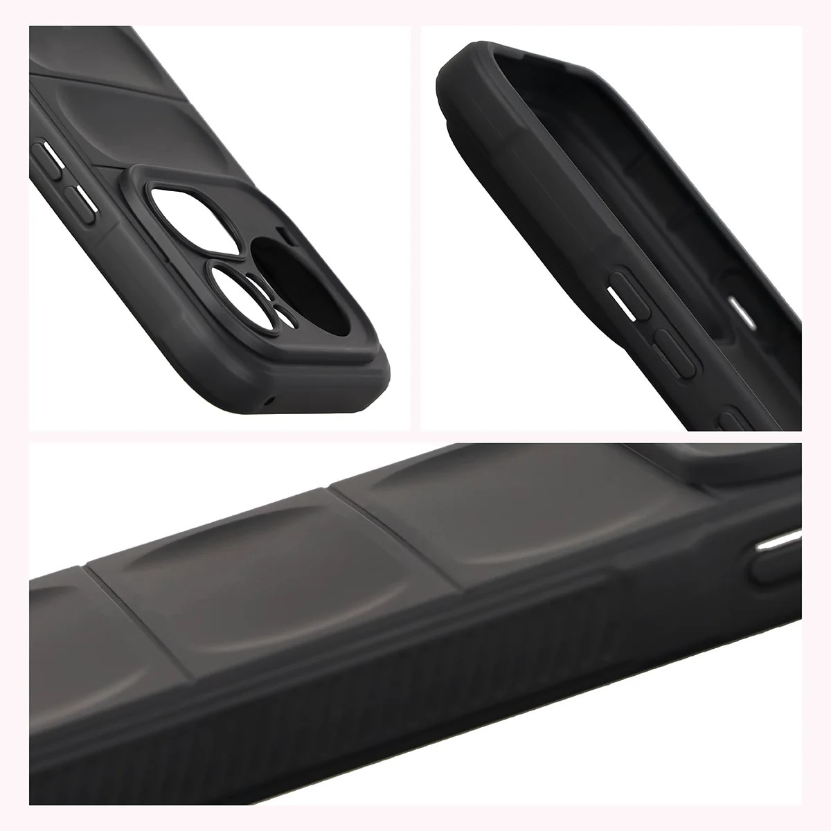 Husa Bizon Case Tur pentru Nothing Phone (4a) Pro, Negru