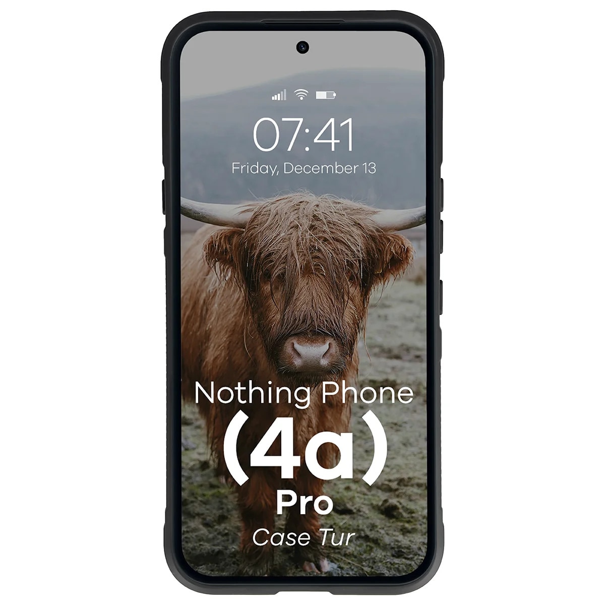 Husa Bizon Case Tur pentru Nothing Phone (4a) Pro, Negru